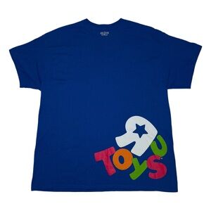 Vintage Toys R Us Blue Employee T Shirt Short Sleeve